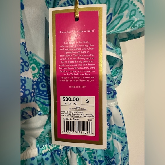 Lilly Pulitzer for Target Sea Urchin For You Dress Small NWT - Picture 4 of 4